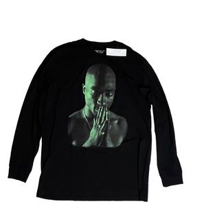 Urban Outfitters Tupac vintage tee top T-shirt size XLARGE black